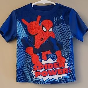 Spiderman short sleeved tee shirt